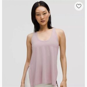 Lululemon Modal Silk Side Slit Purple Gray Athletic Tank Top - XXS
